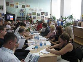 Встреча председателей ТИК г.Ростова-на-Дону      с представителями местных отделений политических партий.